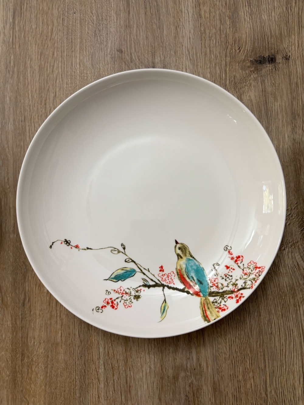 Lenox Simply Fine Chirp Pasta Bowl Set of 2 — Bird & Floral